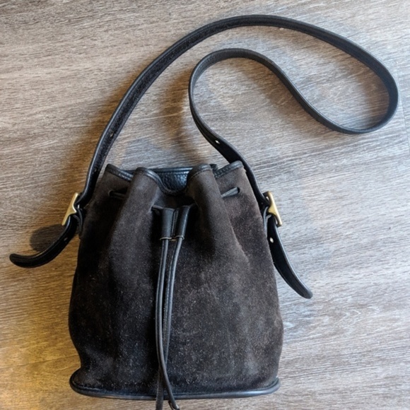 Coach Handbags - Rare Large Vintage Coach Drawstring Bucket Bag